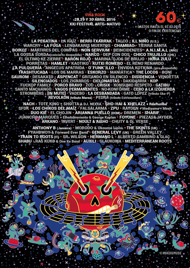 Vi&ntilde;a Rock 2016