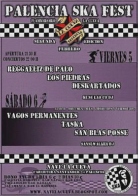 Palencia Ska Fest: Vagos Permanentes + Taska + San Blas Pose + Sansi Walker Dj