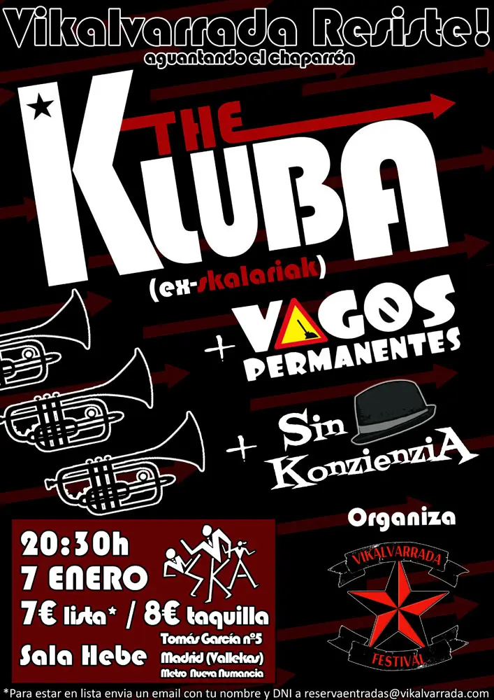 Vagos Permanentes + Sin Konzienzia + The Kluba