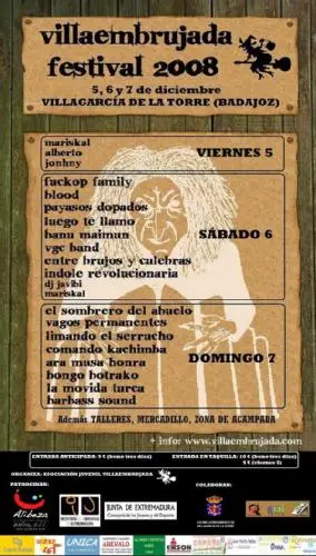 Villaembrujada 2008: Vagos Permanentes + Grupos por confirmar